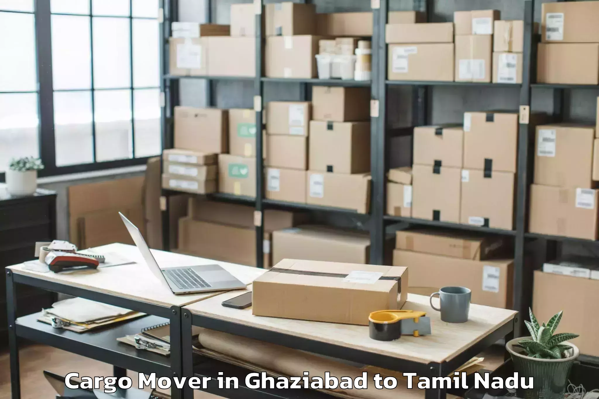 Hassle-Free Ghaziabad to Elur Cargo Mover